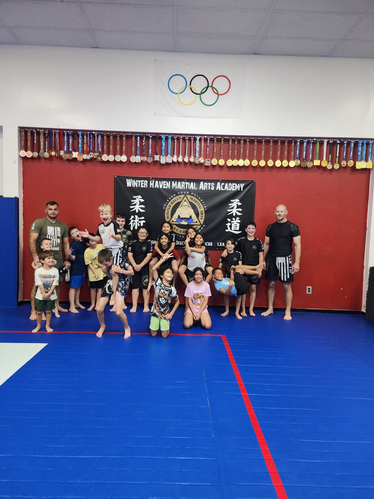 Judo seminar group photo at Winter Haven Martial Arts Academy